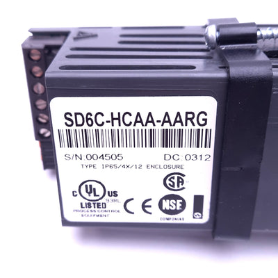 Used Watlow SD6C-HCAA-AARG Temperature Controller, 3-Out, 100-240VAC, 1/16 DIN Panel