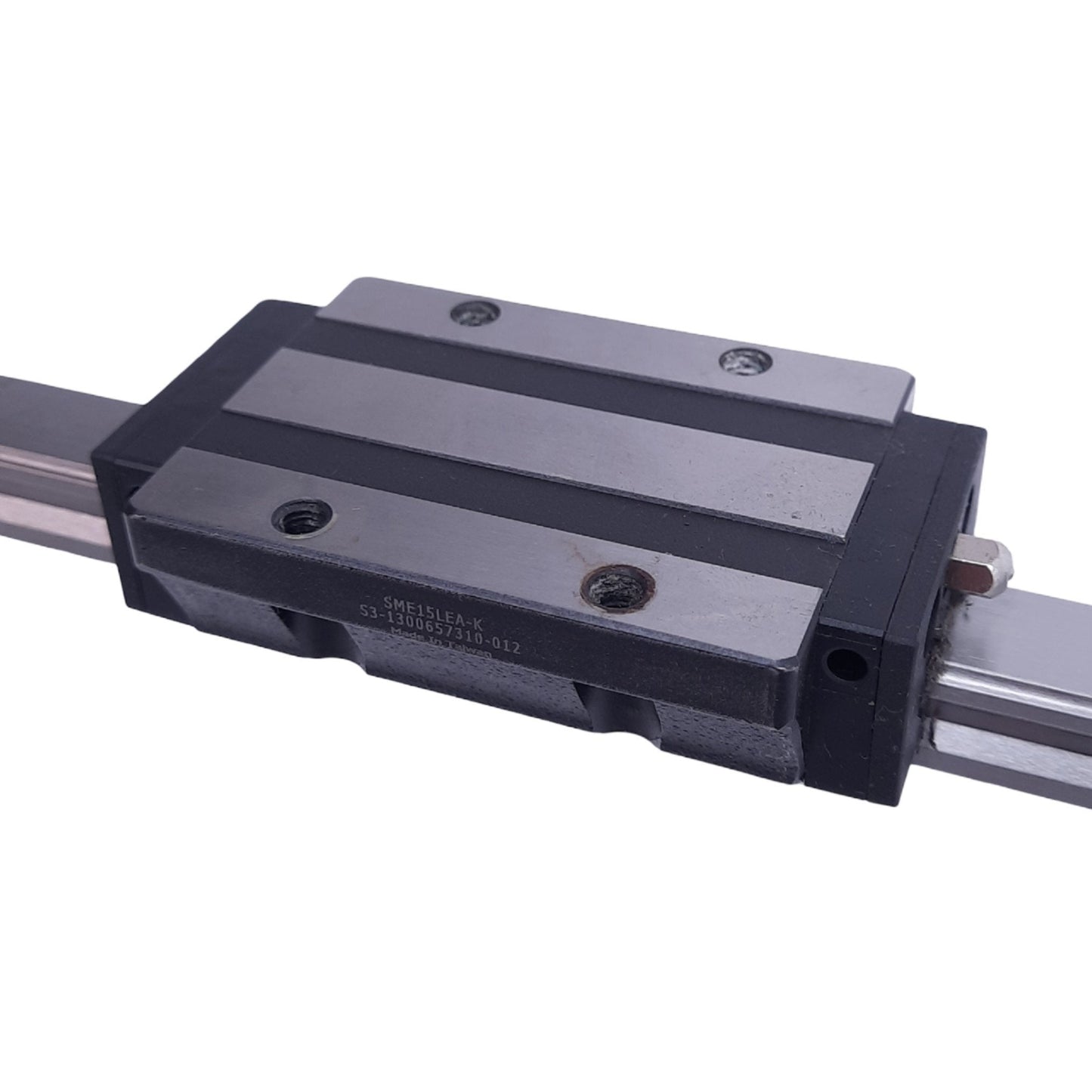 Used PMI SME15LEA-K (2x) Linear Guide Blocks w/ SME15R 1320x15mm Rail, 27.5kN Max