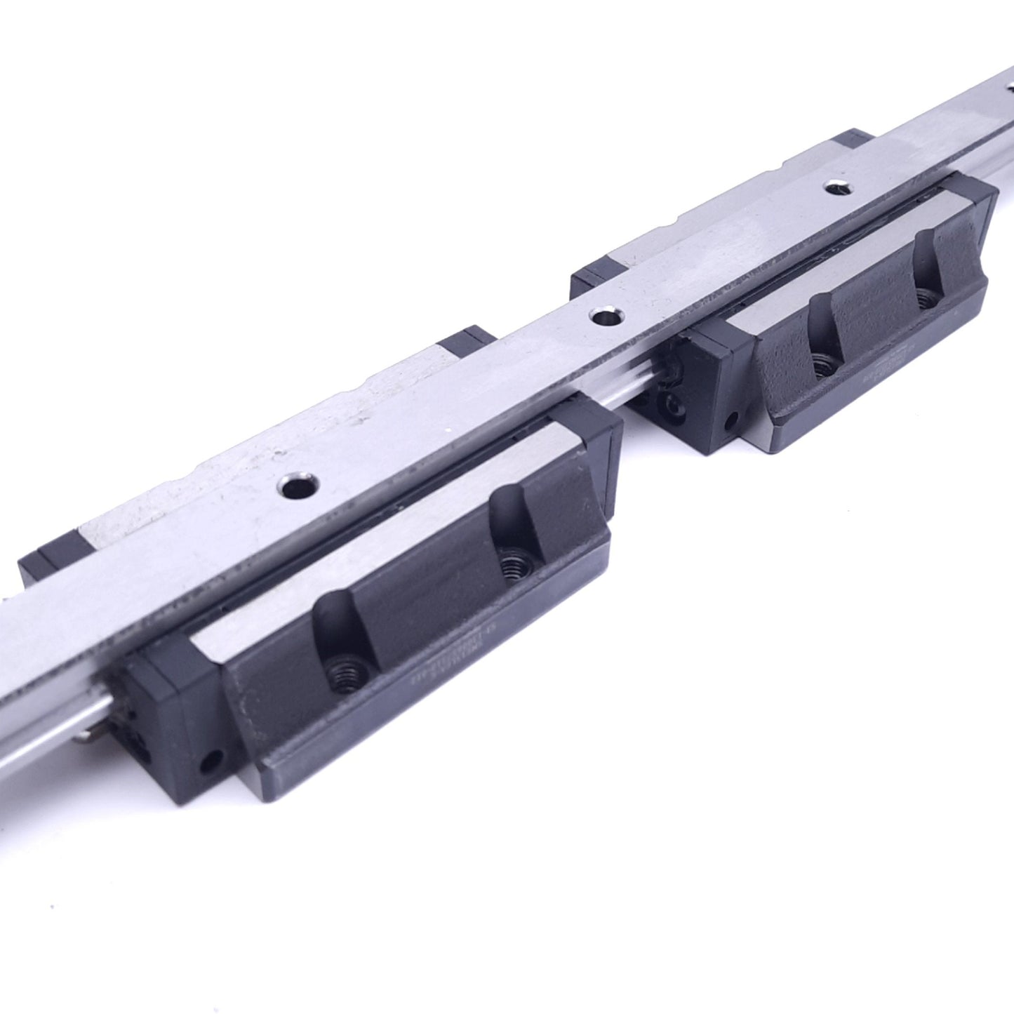 Used PMI SME15LEA-K (2x) Linear Guide Blocks w/ SME15R 1320x15mm Rail, 27.5kN Max