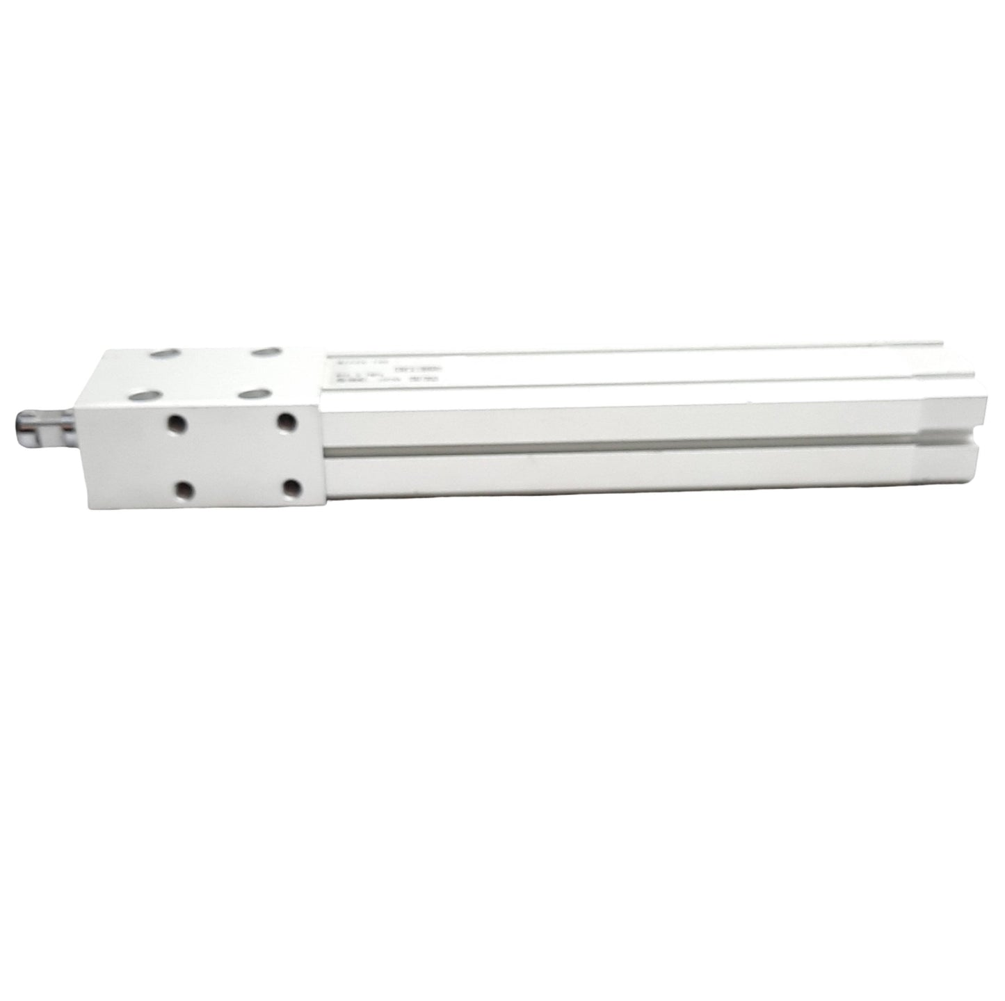 Used SMC MTS20-100 Precision Cylinder 100mm Stroke, 20mm Bore, M5 Ports, 0.7MPa Max