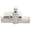 Used Lot of 3 SMC AS1002F-04 Pneumatic Fitting, ø4mm x ø4mm One-Touch Tube, 1MPa
