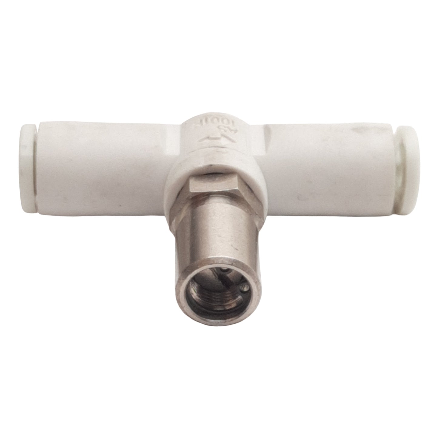 Used Lot of 3 SMC AS1001F-04D Pneumatic Fitting, ø4mm x ø4mm One-Touch Tube, 1MPa