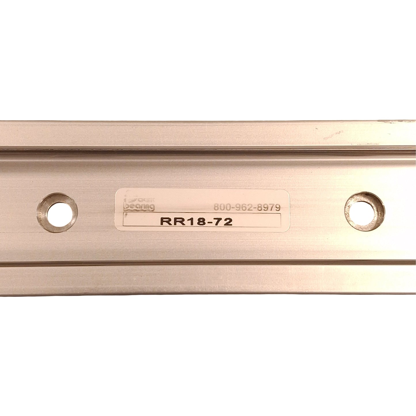 Used Pacific Bearing RR18-060.000 Redi-Rail Linear Guide, 1032lb Load, 60in Long