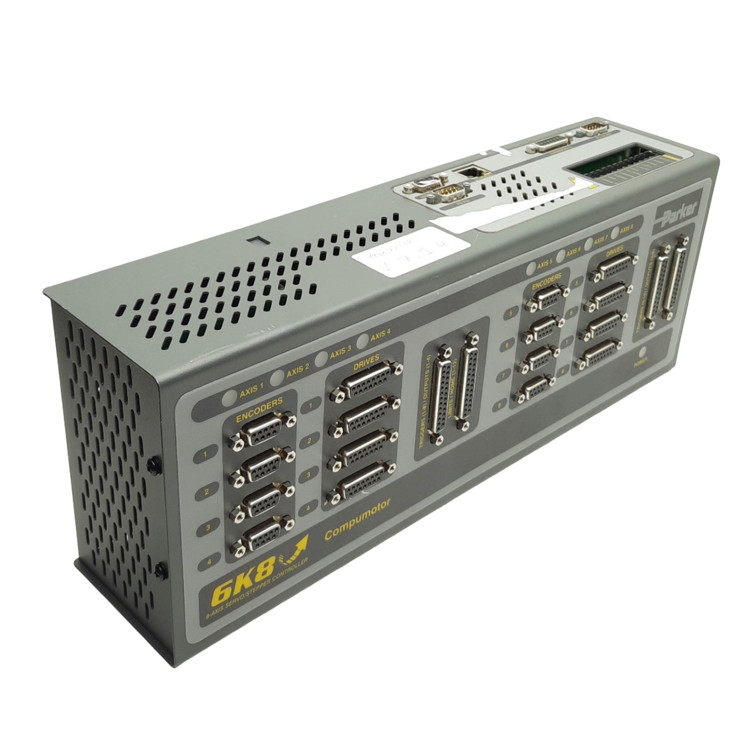 Used Parker 6K8 Compumotor Servo/Stepper Drive Controller, 8-Axis,24VDC 2A, Fw: 7.1.4