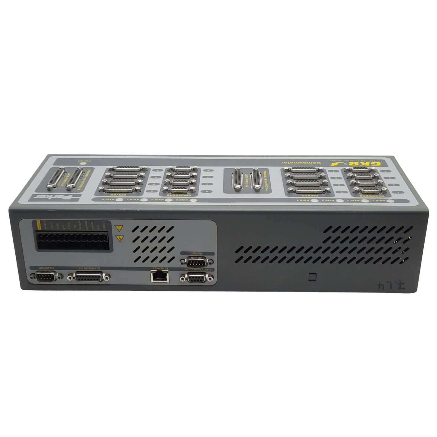 Used Parker 6K8-NK Compumotor Servo/Step Drive Controller, 8-Axis,24VDC 2A, Fw: 7.1.4