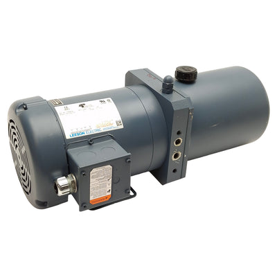 Used Delta Power 30810000 Hydraulic Pump, 1/2HP, 115/208-230VAC, 1725RPM, 1/4in NPT