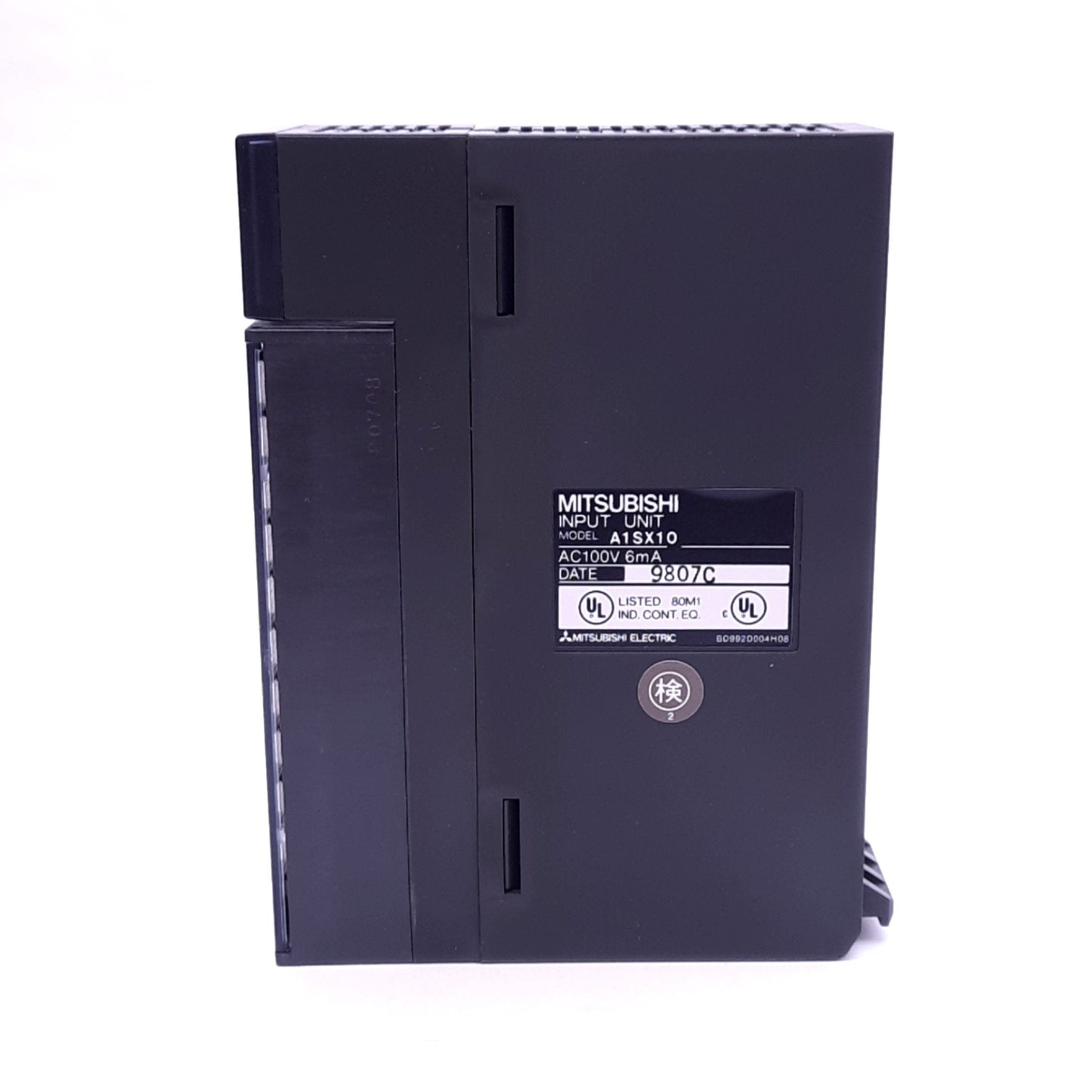 Used Mitsubishi A1SX10 Input Unit for MELSEC-A, 16 Digital Inputs, 100-120VAC, 6mA