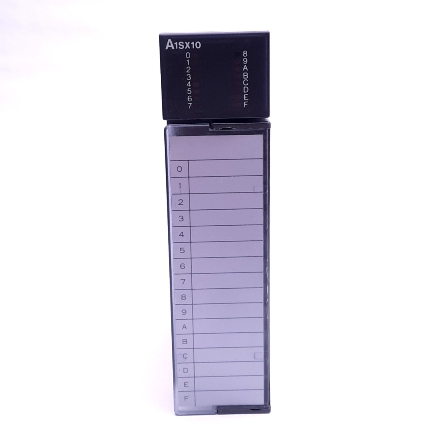Used Mitsubishi A1SX10 Input Unit for MELSEC-A, 16 Digital Inputs, 100-120VAC, 6mA