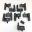 Used Lot of 9 Narrow Profile Aluminum Extrusion Hinges Reversible Black Zinc 300lbs
