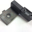 Used Lot of 9 Narrow Profile Aluminum Extrusion Hinges Reversible Black Zinc 300lbs