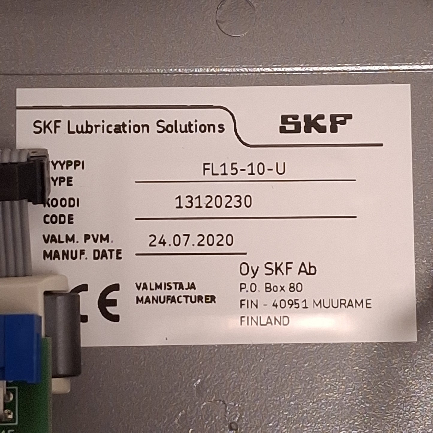 Used SKF FL15-10-U Flowline Monitor, 10-Station, 0.1-15L/min, NPT1/2, 20-36VDC/24VAC
