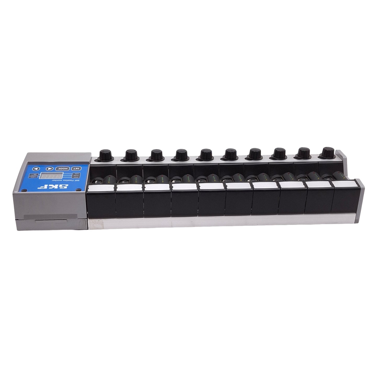 Used SKF FL15-10-U Flowline Monitor, 10-Station, 0.1-15L/min, NPT1/2, 20-36VDC/24VAC