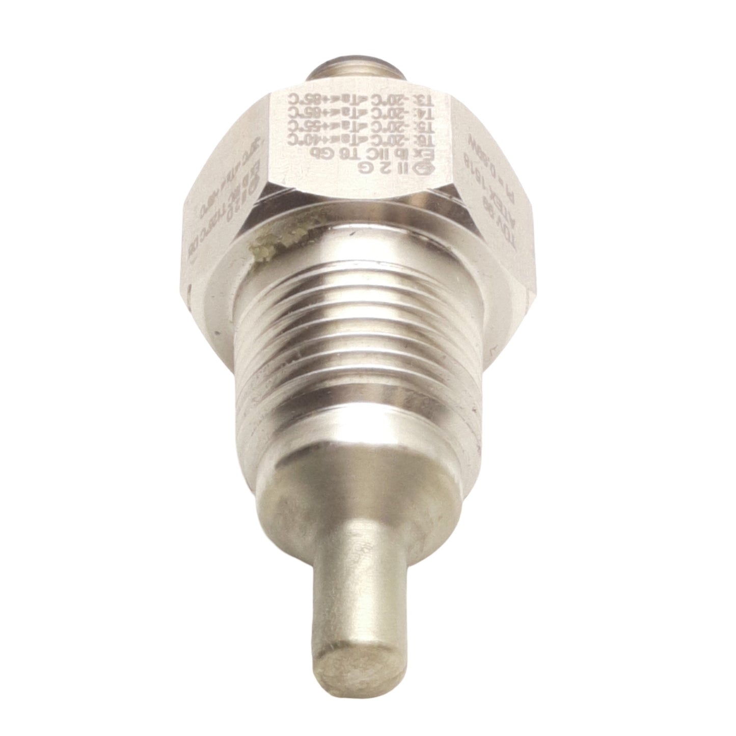 Used Turck FCS-N1/2A4-NAEX-H1141 Flow Monitoring Sensor 1-200cm/s, 1/2in NPT, M12 4-P