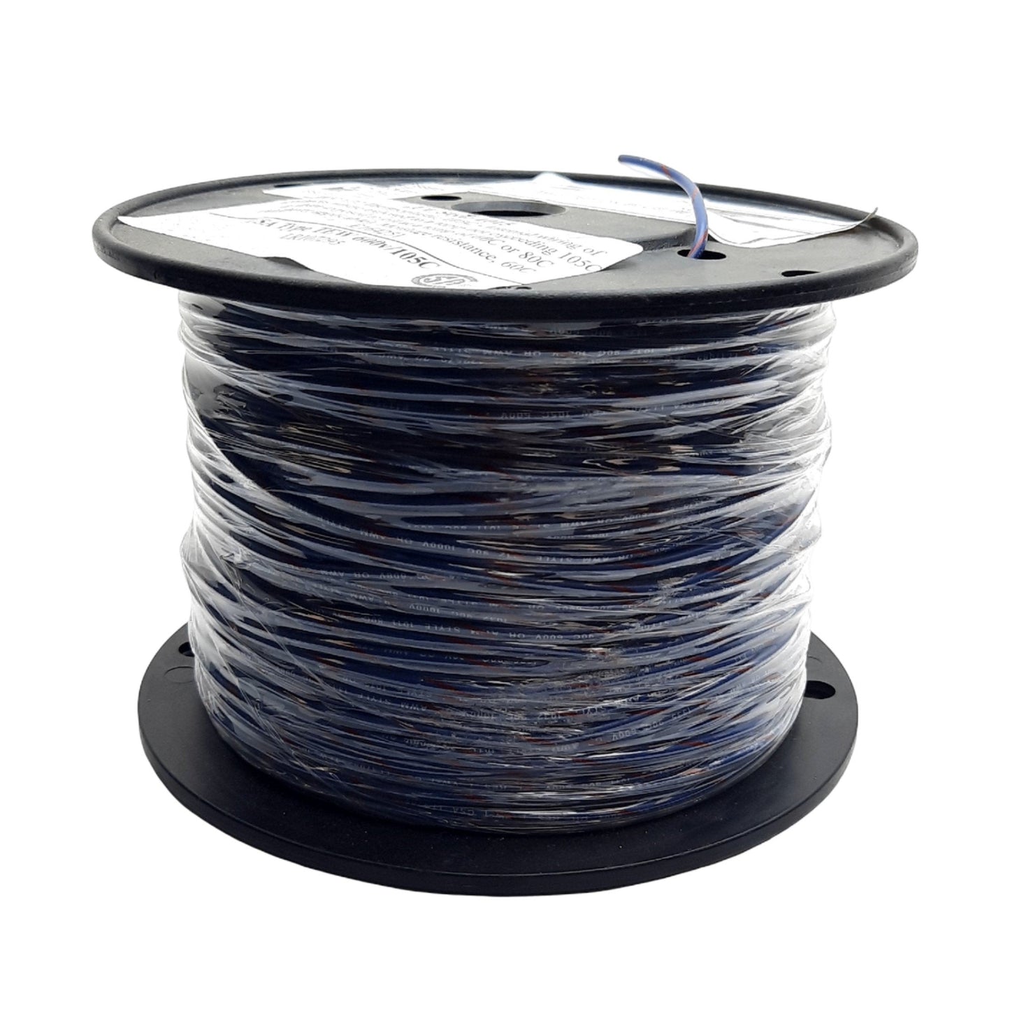 New Omni LR107295 Hook-Up Wire, 22 Gauge UL1015 500 Feet Blue/Red 600V/105C TEW