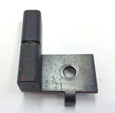 Used Lot of 10 Narrow Profile Aluminum Extrusion Hinges Reversible Black Zinc 300lbs