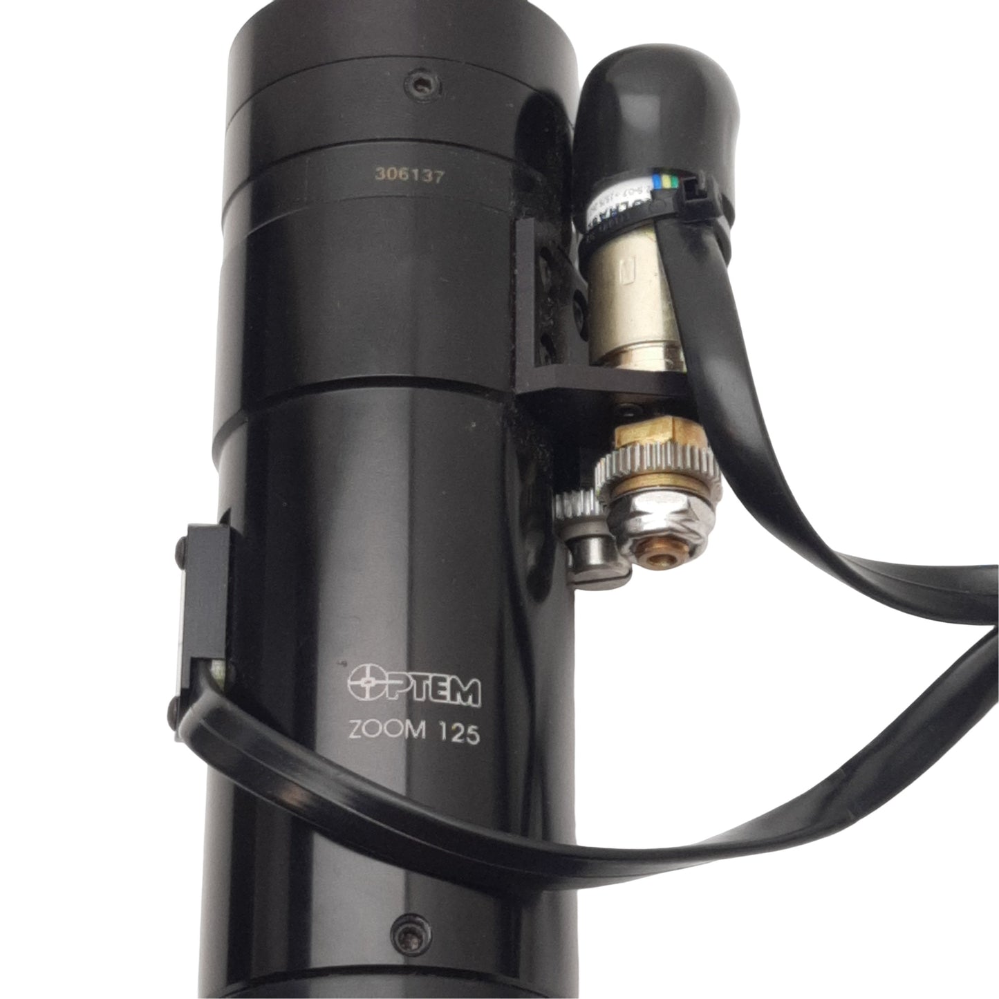 Used Optem 30-61-37 Motorized Optical Zoom 125 Micro Inspection Lens System w/Stepper