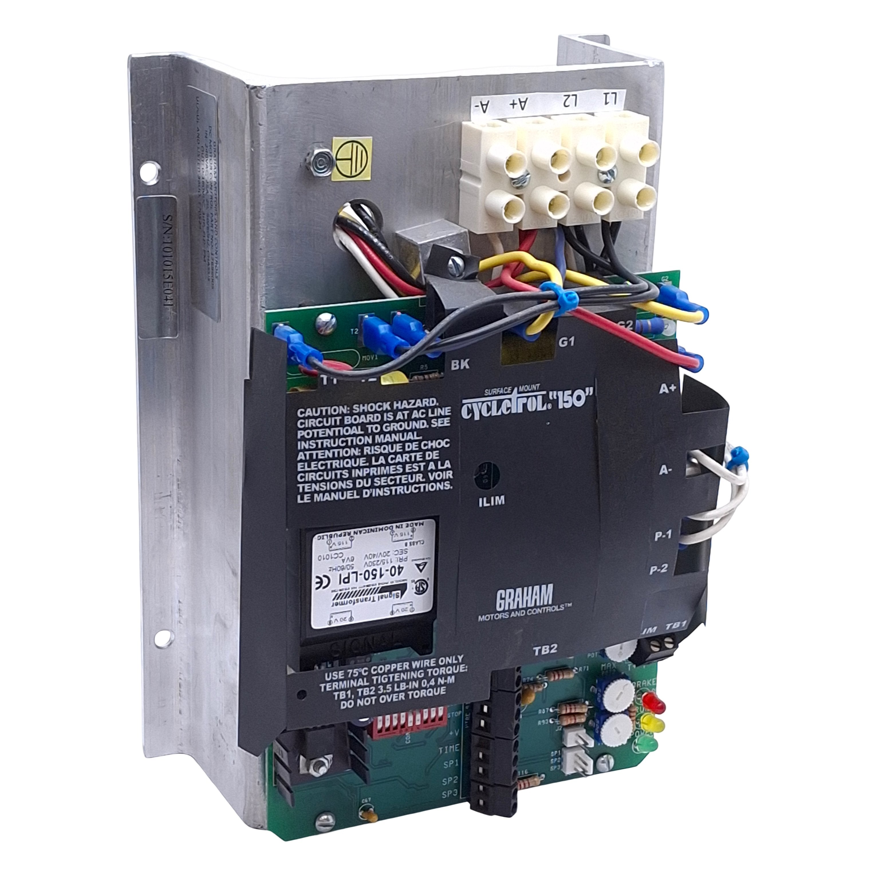 Contrôleur De Vitesse Dart Controls 520-200C-38M – Entrée 240VAC, Sortie 0-180VDC, Neuf