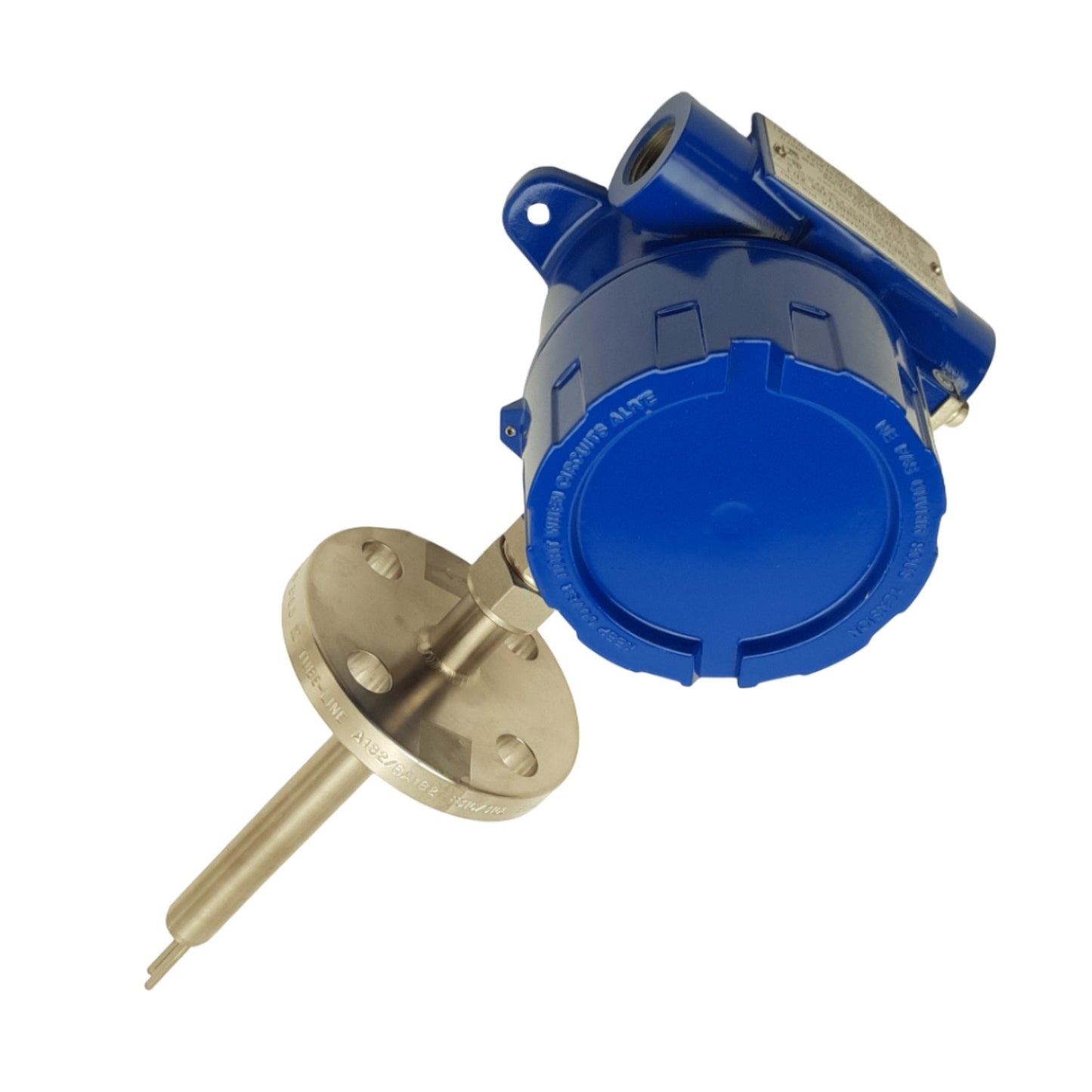 New Intek Rheotherm BF/21(1",RF,150#) Flow Sensor, 1/2in NPT, 0-140°F, Tube Studs