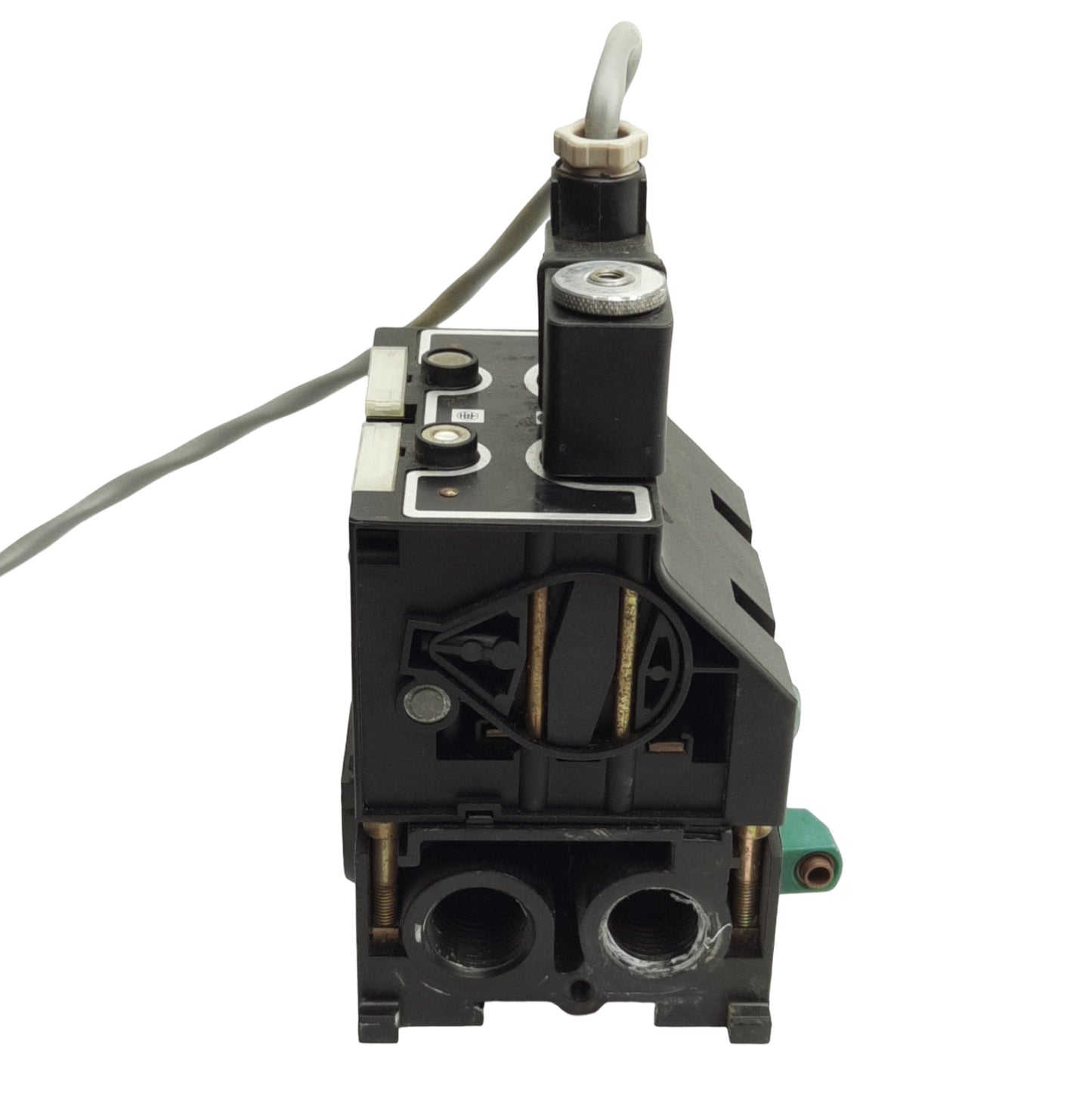 Used Telemecanique PVD-E2412 Power Valve G1/2 & 3/8, Spring Return, 120VAC Coil