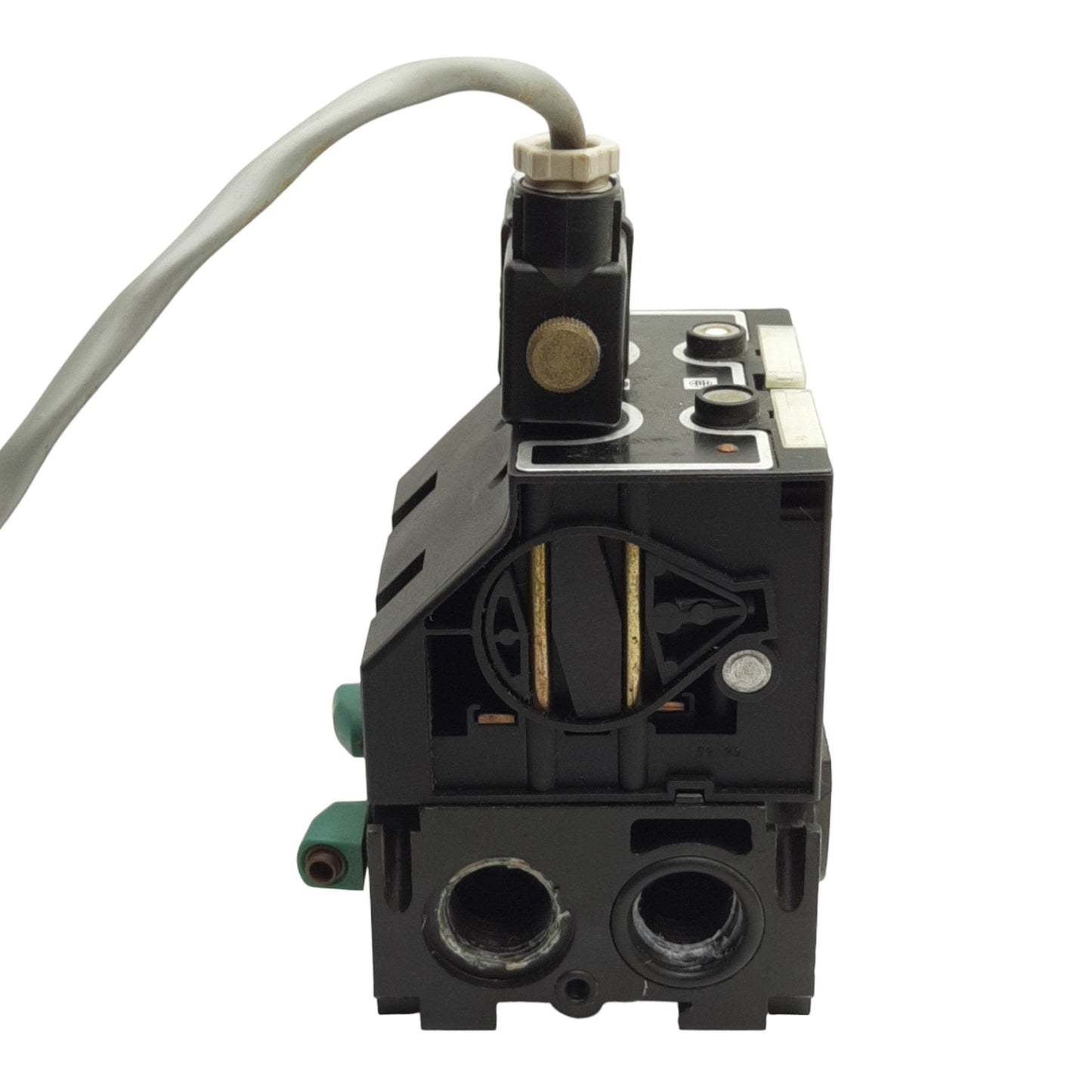 Used Telemecanique PVD-E2412 Power Valve G1/2 & 3/8, Spring Return, 120VAC Coil