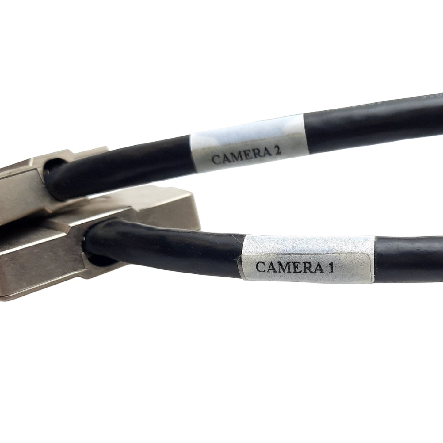 Used Cognex 300-0214 Split Camera Cable, Rev-A, AMP Connectors, Length: 14 Inches