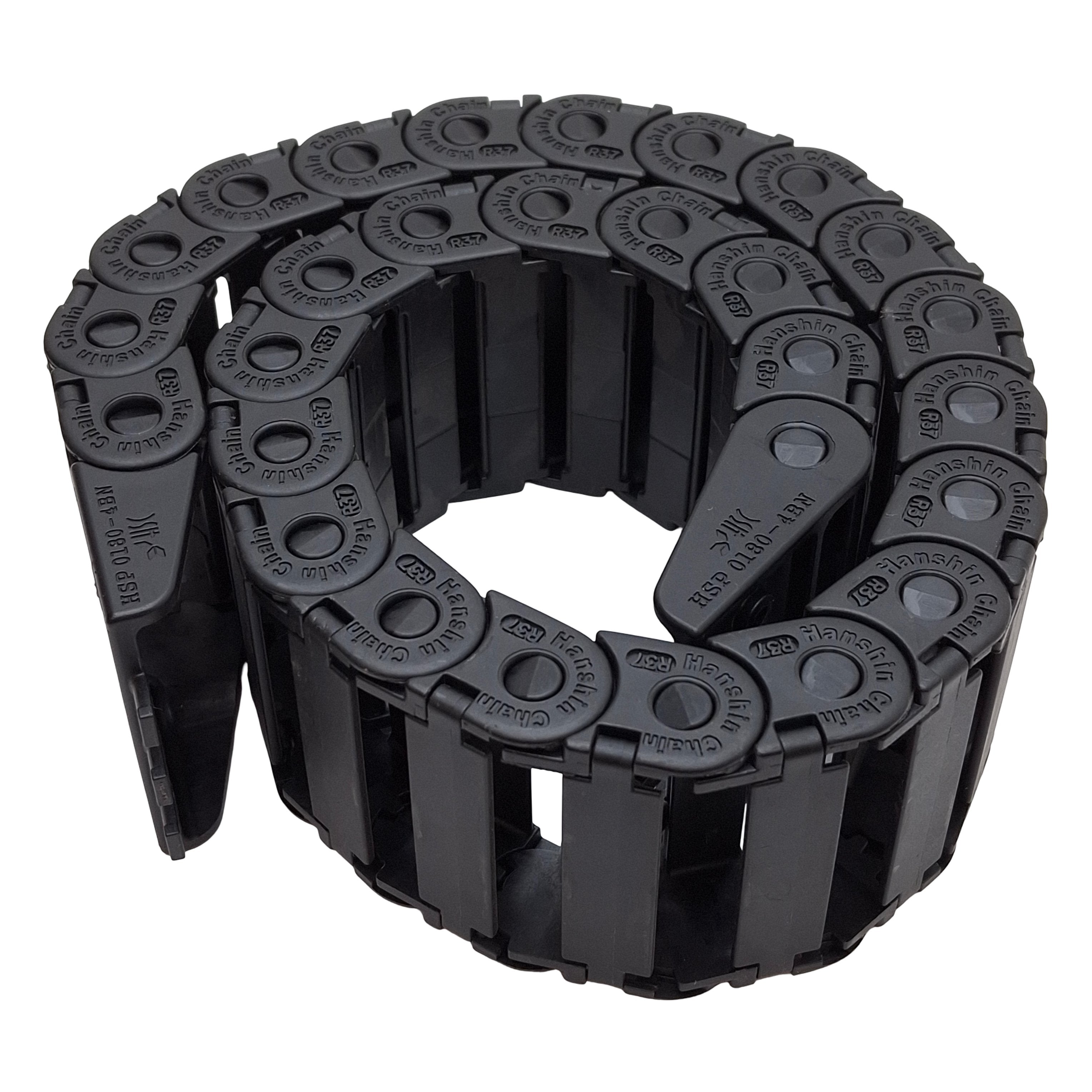 Hanshin HSP0180-4BN Energy Chain 40x15mm Inner, 37mm Bending Radius, 2 ...