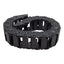 Used Lot of 2 Hanshin HSP0180-2BN Energy Chain 25x14mm Inner, 37mm Radius, 14.75in