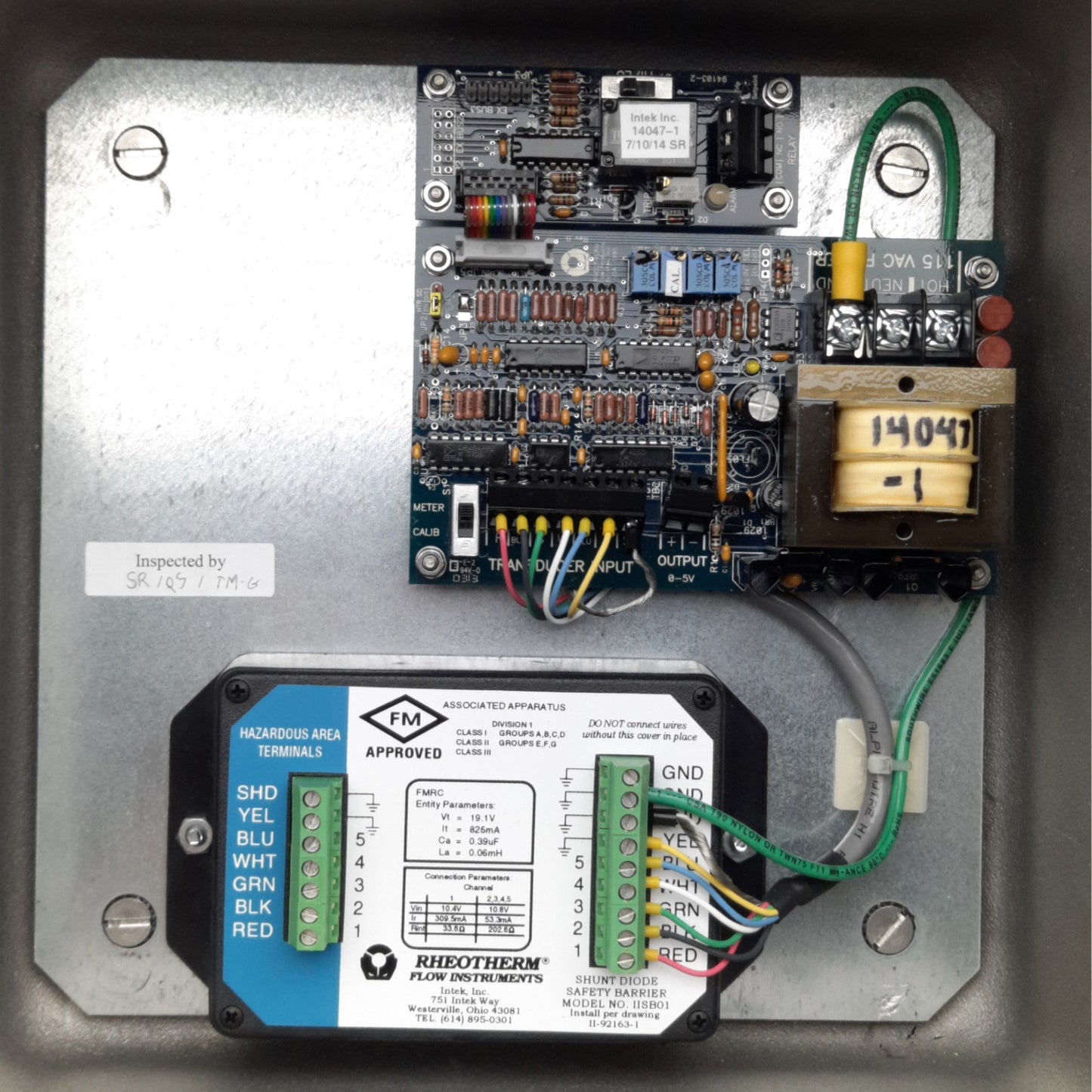 New Intek Rheotherm 100FS-X-BF/21(1", RF, 150#)-S1-120V-ISB Flow Sensor Transducer