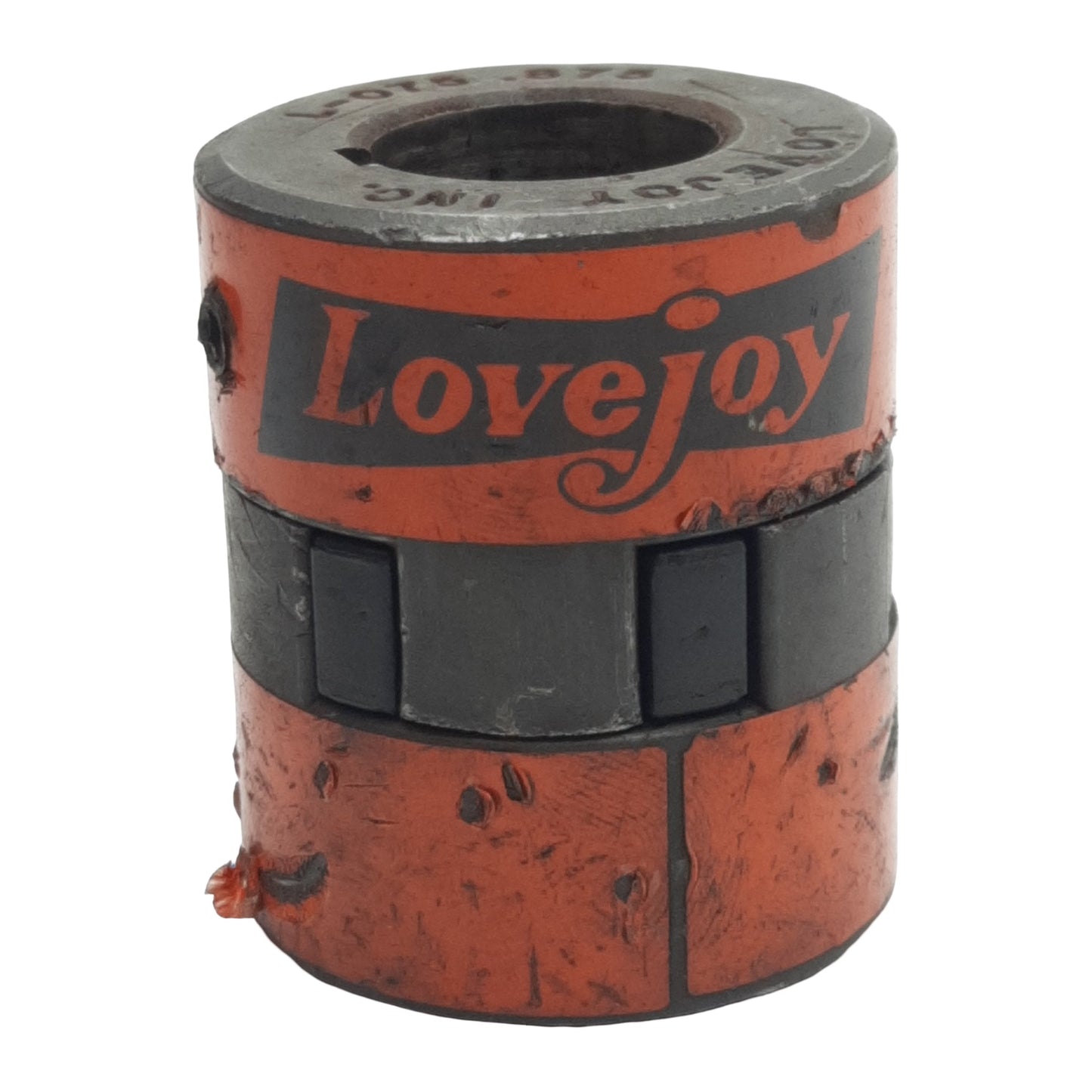 Used LoveJoy L-075 Coupling With NBR Spider, ø19mm to ø22mm Bore, 45mm OD