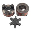 Used LoveJoy L-075 Coupling With NBR Spider, ø19mm to ø22mm Bore, 45mm OD