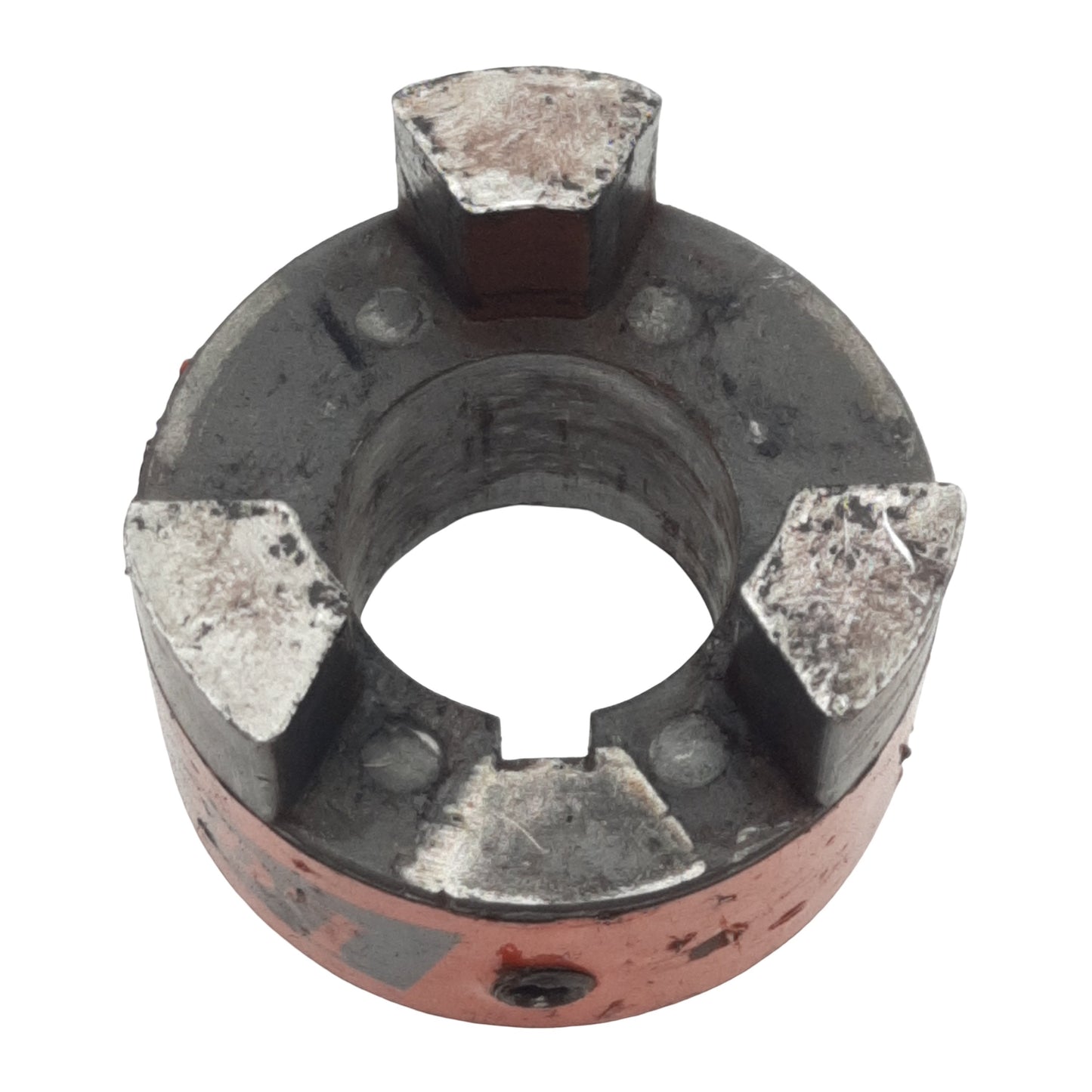 Used LoveJoy L-075 Coupling With NBR Spider, ø19mm to ø22mm Bore, 45mm OD
