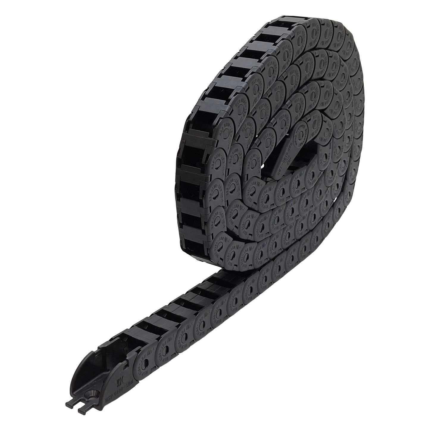 Used Hanshin HSP0180-1BN Energy Chain 15x14mm Inner, 18mm Bending Radius, 5ft Long