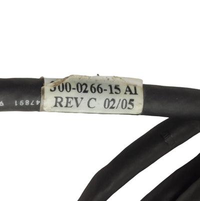Used Cognex 300-0266-15 1A Camera Cable For MVS Cameras, Hirose, 3-Pin Power