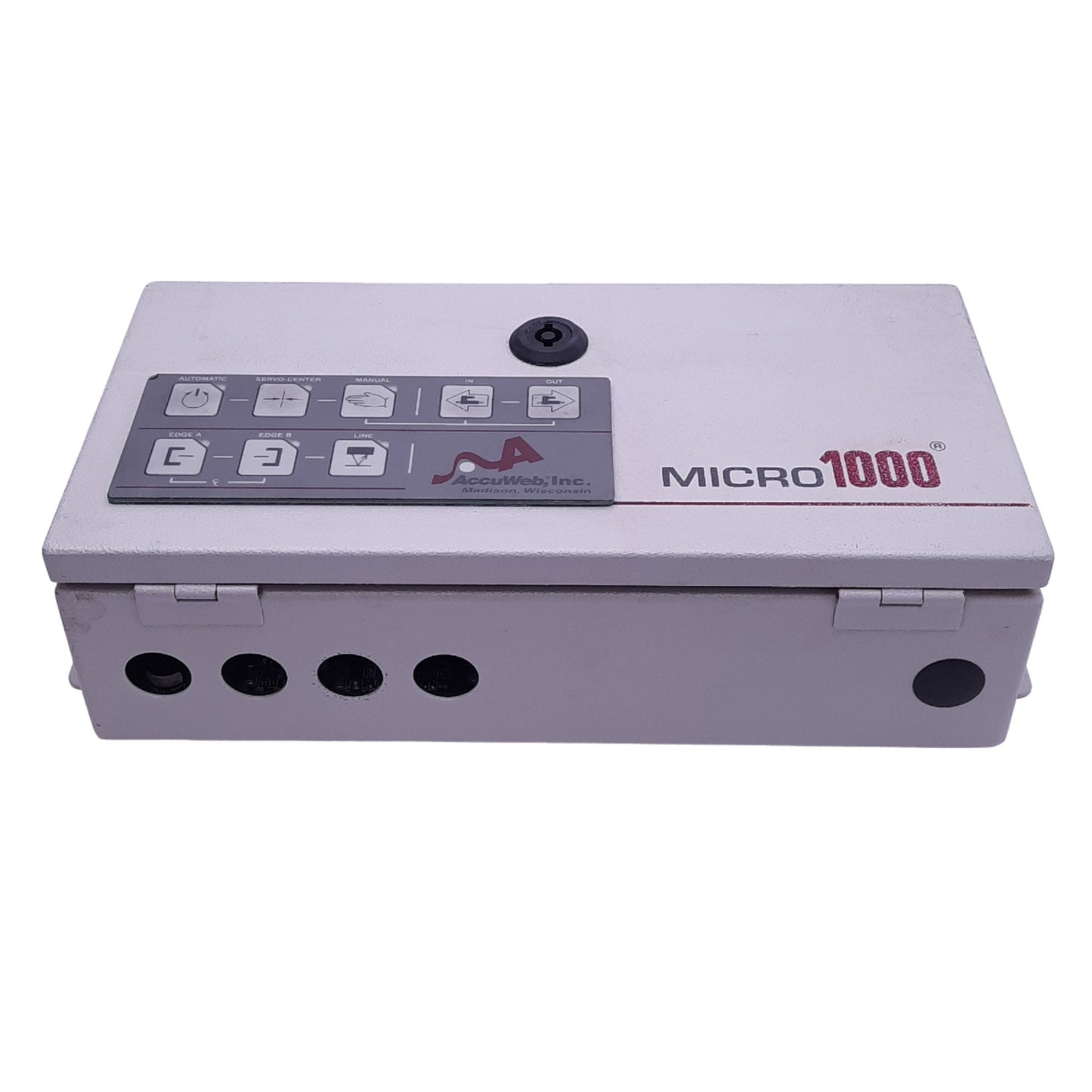 Used AccuWeb CTL 1000-02 Micro 1000 Web Guide Control System, 115VAC, 30VDC 4A Out