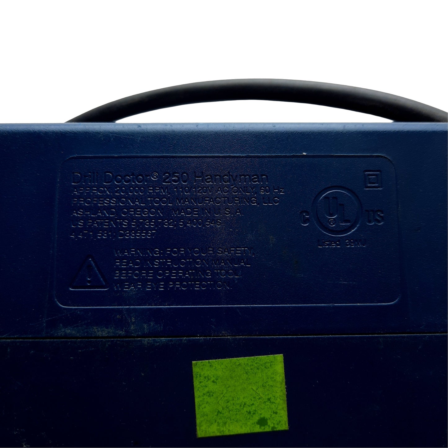 Used Drill Doctor 250 Handyman, Drill Bit Sharpener, Fits 3/32in to 1/2in Bits