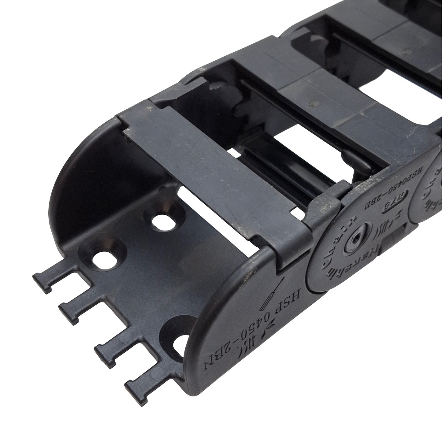 Used Hanshin HSP0450-2BN Energy Chain 58x24mm Inner, 75mm Bending Radius, 1m Long
