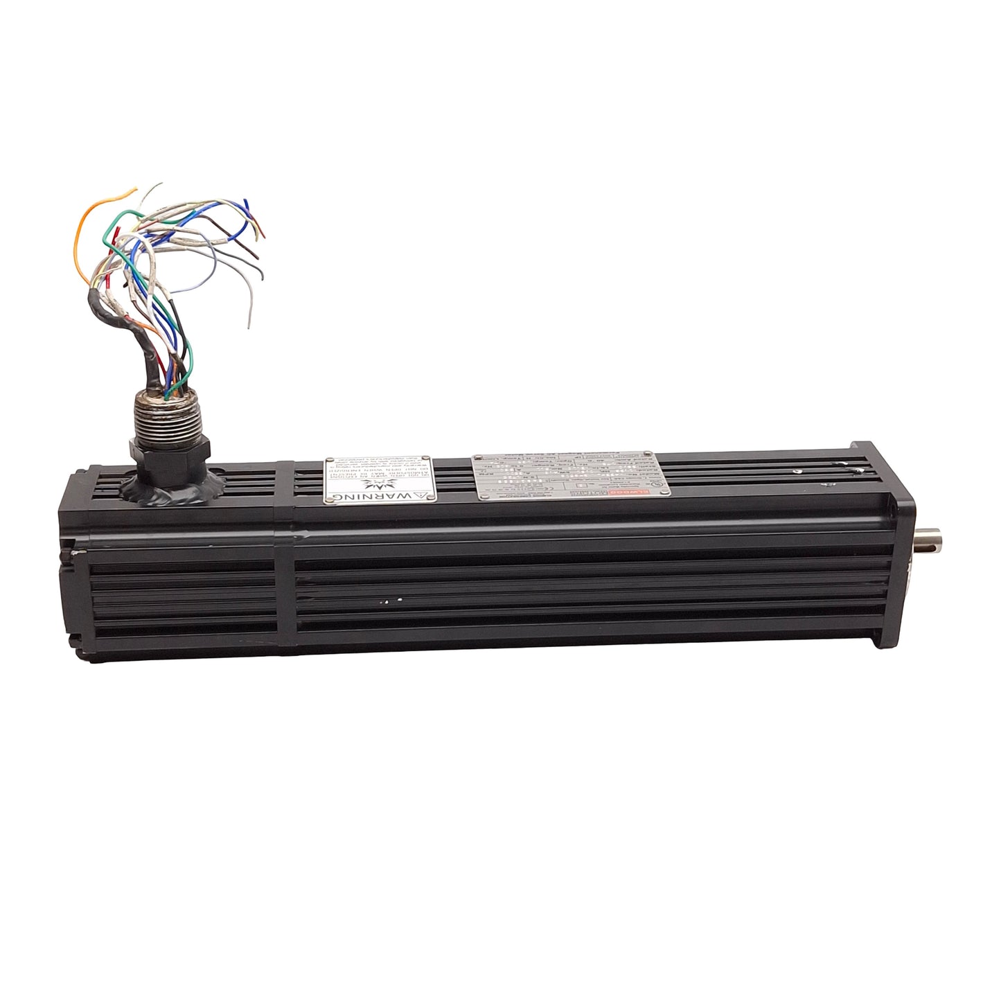 Used Elwood M433-JNNB-8508 Explosion Proof Servo Motor, 3Ø 230VAC, 0.91kW, NEMA 34