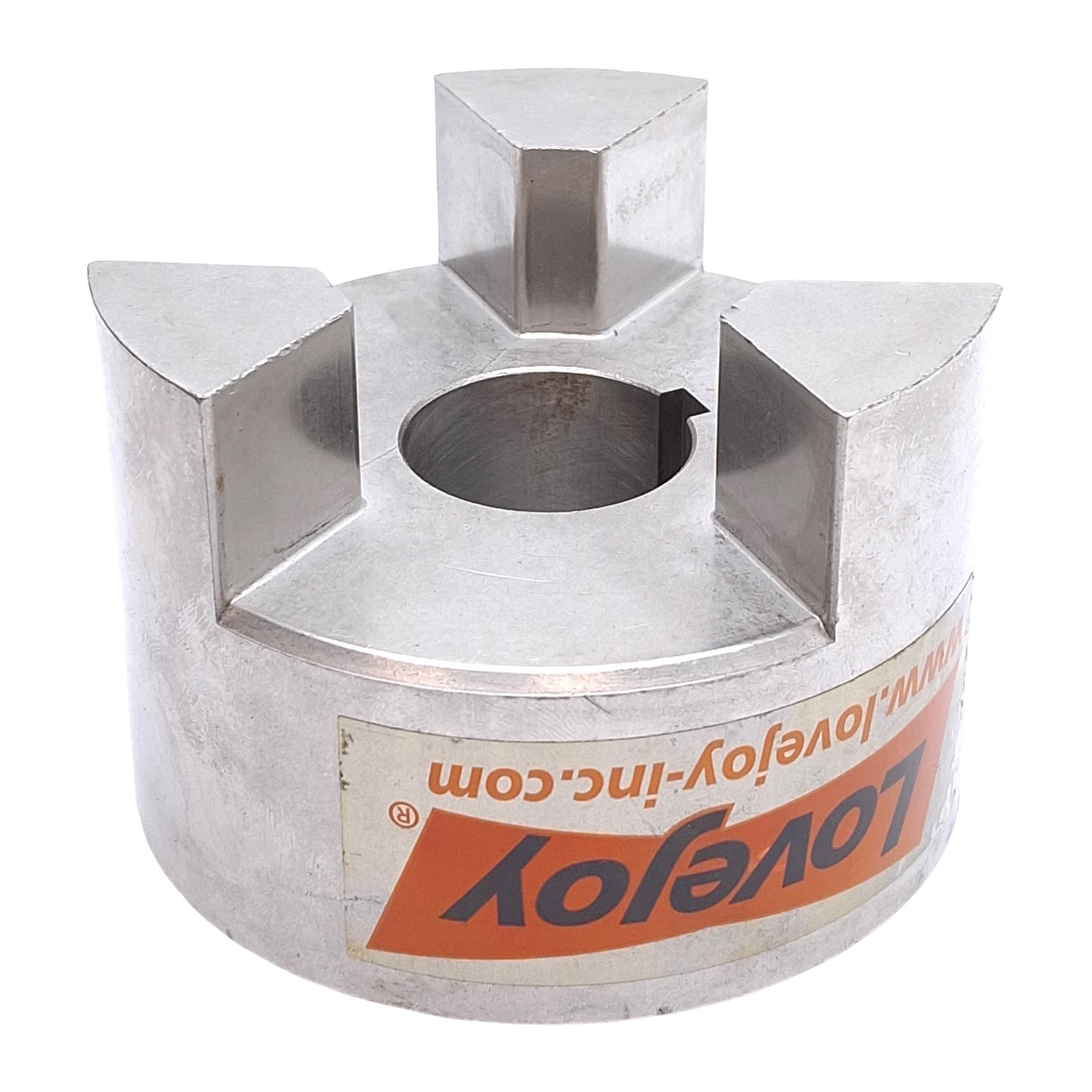 Used Lovejoy SS150 HUB 1-1/4 1/4x1/8KW Jaw Style Coupling Half, ø1-1/4in Bore