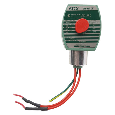 Used Asco 238610-058-D MP-C-080, Red-Hat Solenoid Valve 100psi 1/4in NPT, 120VAC Coil