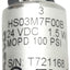 Used Asco HS03M7F00B Solenoid Valve, 100psi, M5 Male/Female Ports, 1.5W, 24VDC Coil