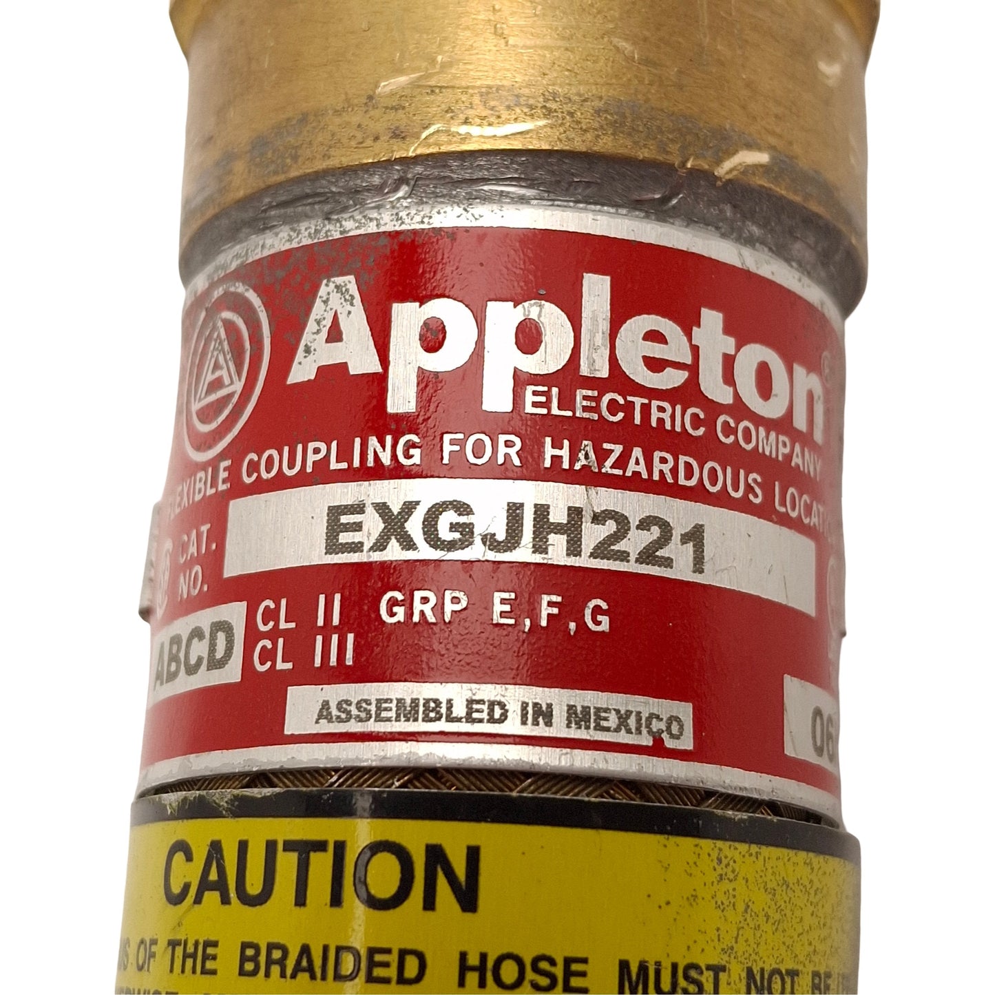 Used Appleton EXGJH-221 Explosion Proof Flexible Coupling, 3/4in NPT, 24in Long