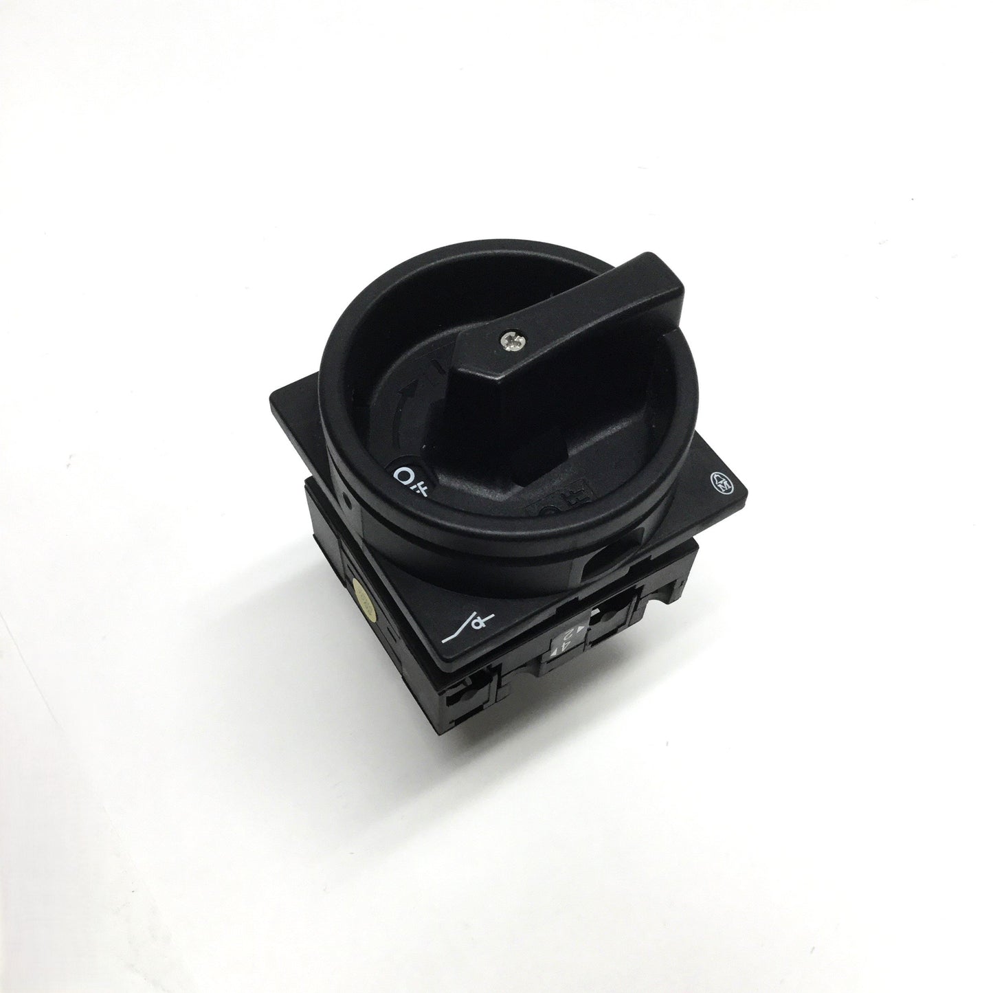 Used Moeller T3-1-102 Main Rotary ON-OFF Disconnect Switch 2-Pole, 600VAC, 25A