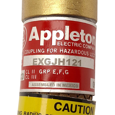 Used Appleton EXGJH-121 Explosion Proof Flexible Coupling, 1/2in NPT, 23.5in Long