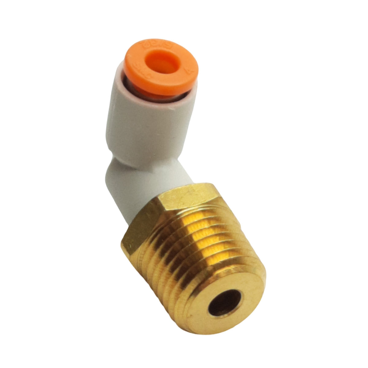 Used Lot of 10 SMC KQ2L03-35 Male Elbow Fittings, ø5/32in One-Touch to 1/4in NPT