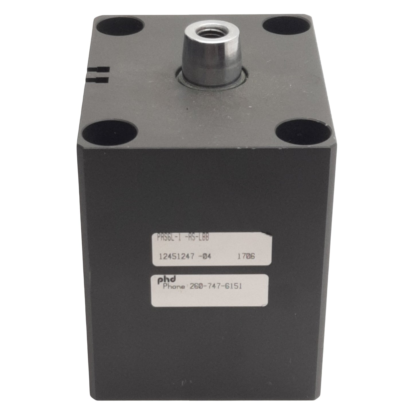 Used Phd PAS6L-1-AS-LBB Swing Clamp Cylinder ø63mm Bore 30mm Stroke 100psi, 1/8in NPT