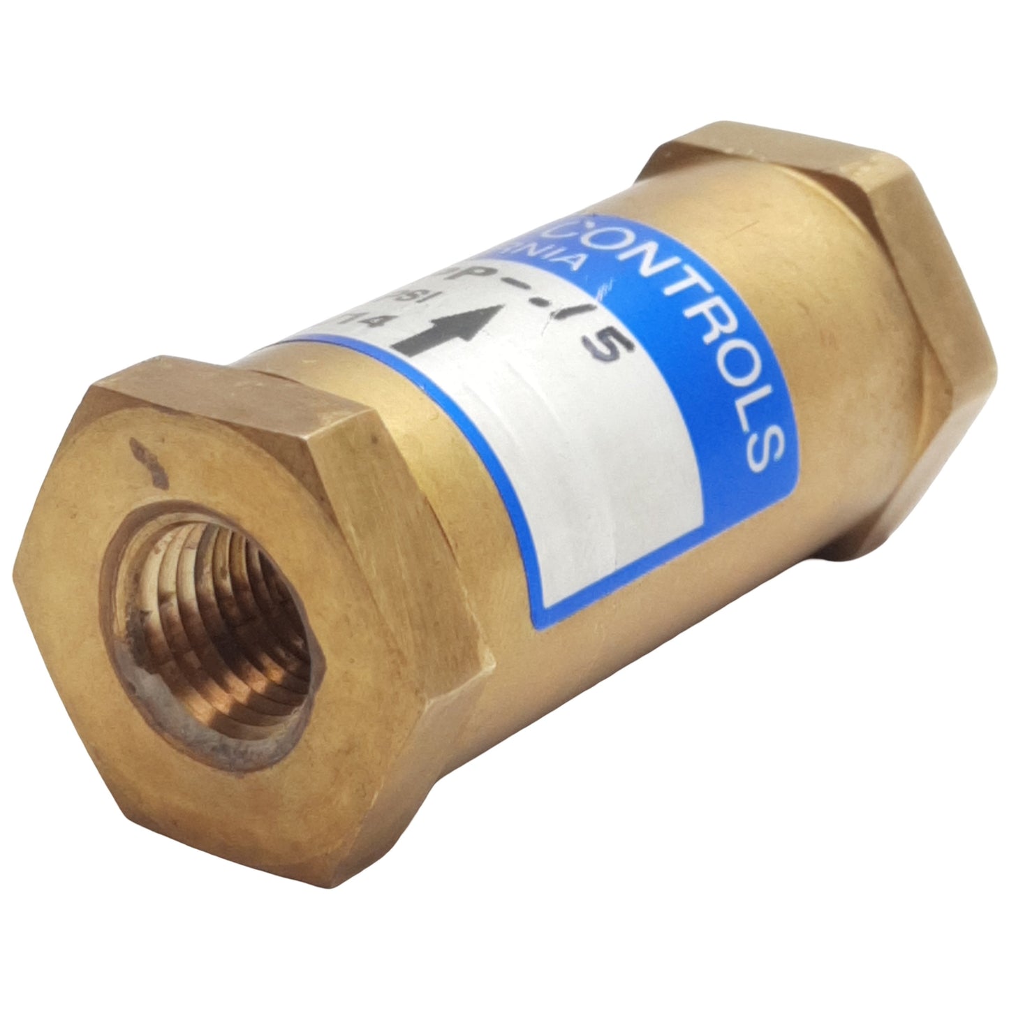 Used Circle Seal Controls 232B-2PP-0.15 Check Valve, 1/4in x 1/4in NPT, 0-3000psig