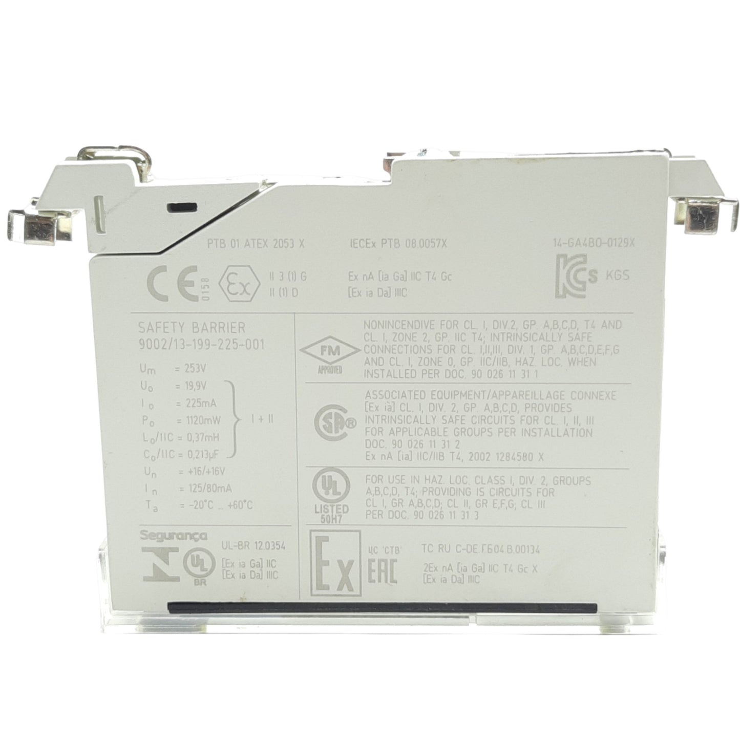 Used Stahl 9001/13-199-225-001 Intrinspak Dual-Channel Safety Barrier Interface