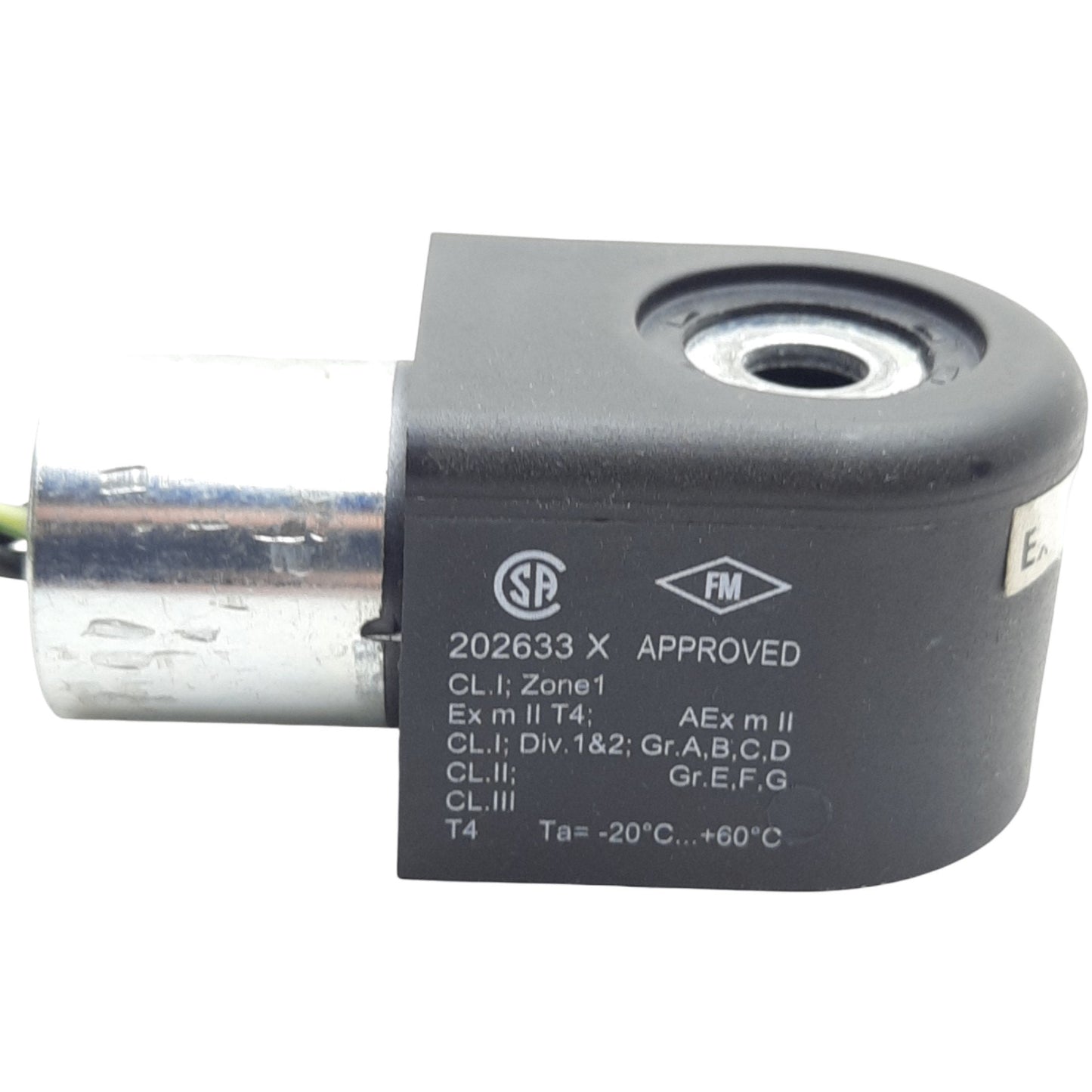 Used Nass Magnet 108-030-0952 System 8 Solenoid Coil, 24VDC Coil, 1/2 in NPT