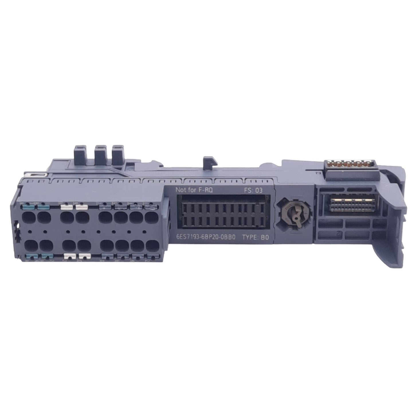 Used Siemens 6ES7193-6BP20-0BB0 Base Unit Module for SIMATIC ET 200SP, 24VDC/230VAC