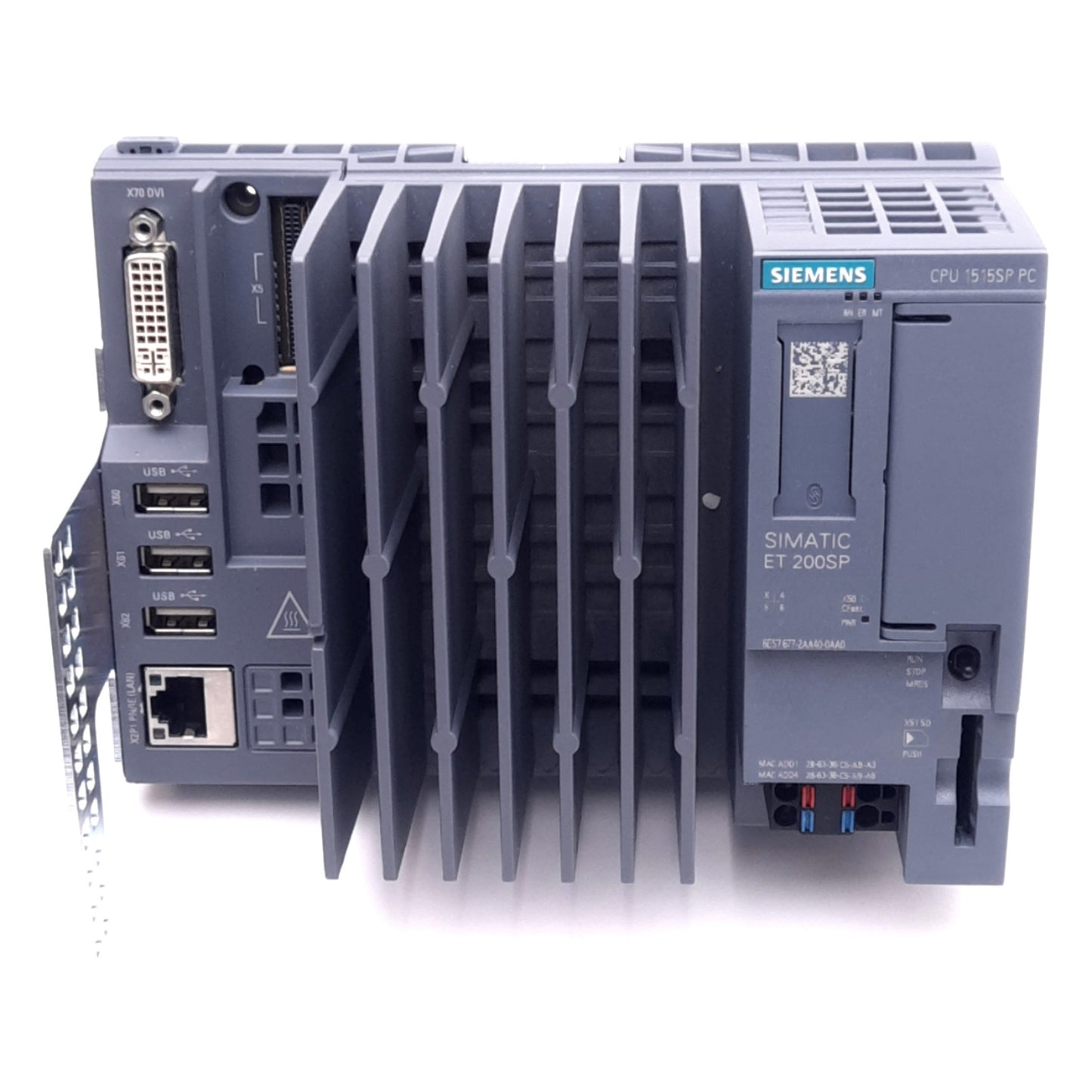 Used Siemens 6ES7677-2AA40-0AA0 SIMATIC ET 200SP Open Controller, Dual-Core 1GHz, 24V